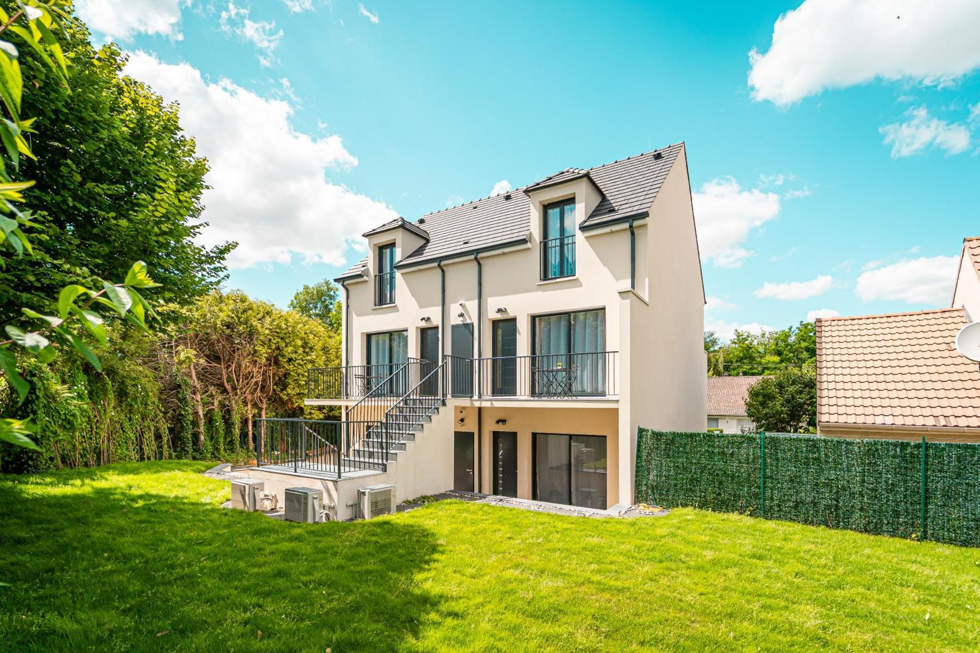 Le Cool Plex Duplex Avec Jardin, Disney 10Mn Esbly Екстериор снимка